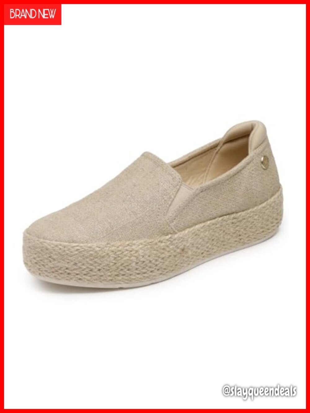 Martha Stewart x Skechers BOBS Slip-On Sneakers Vegan Flatform